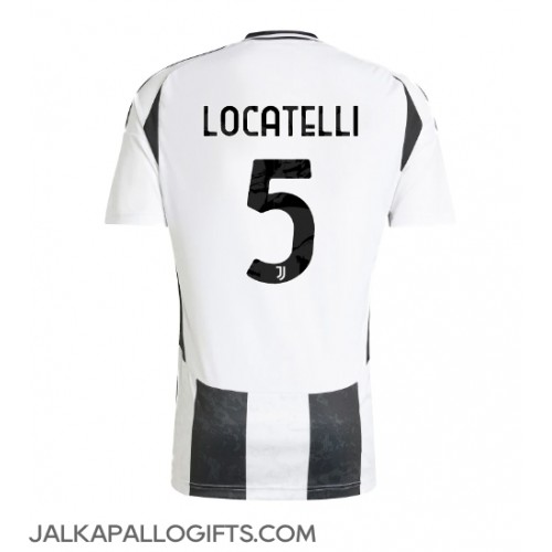 Juventus Manuel Locatelli #5 Kotipaita 2024-25 Lyhythihainen